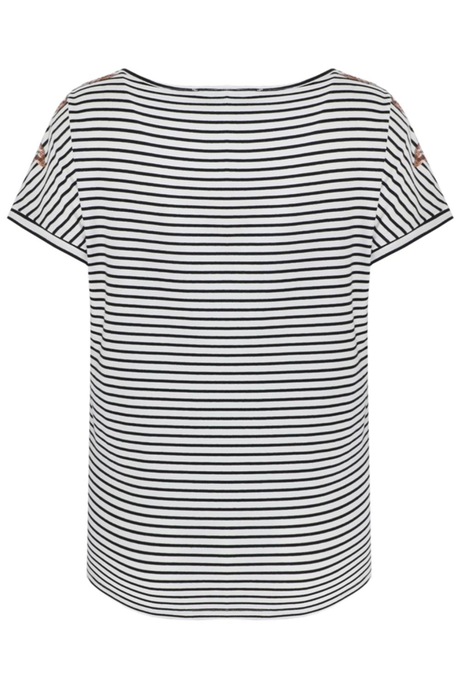 VERSAILLES TOP 25ZBC09 011001 OFFWHITE/BLACK